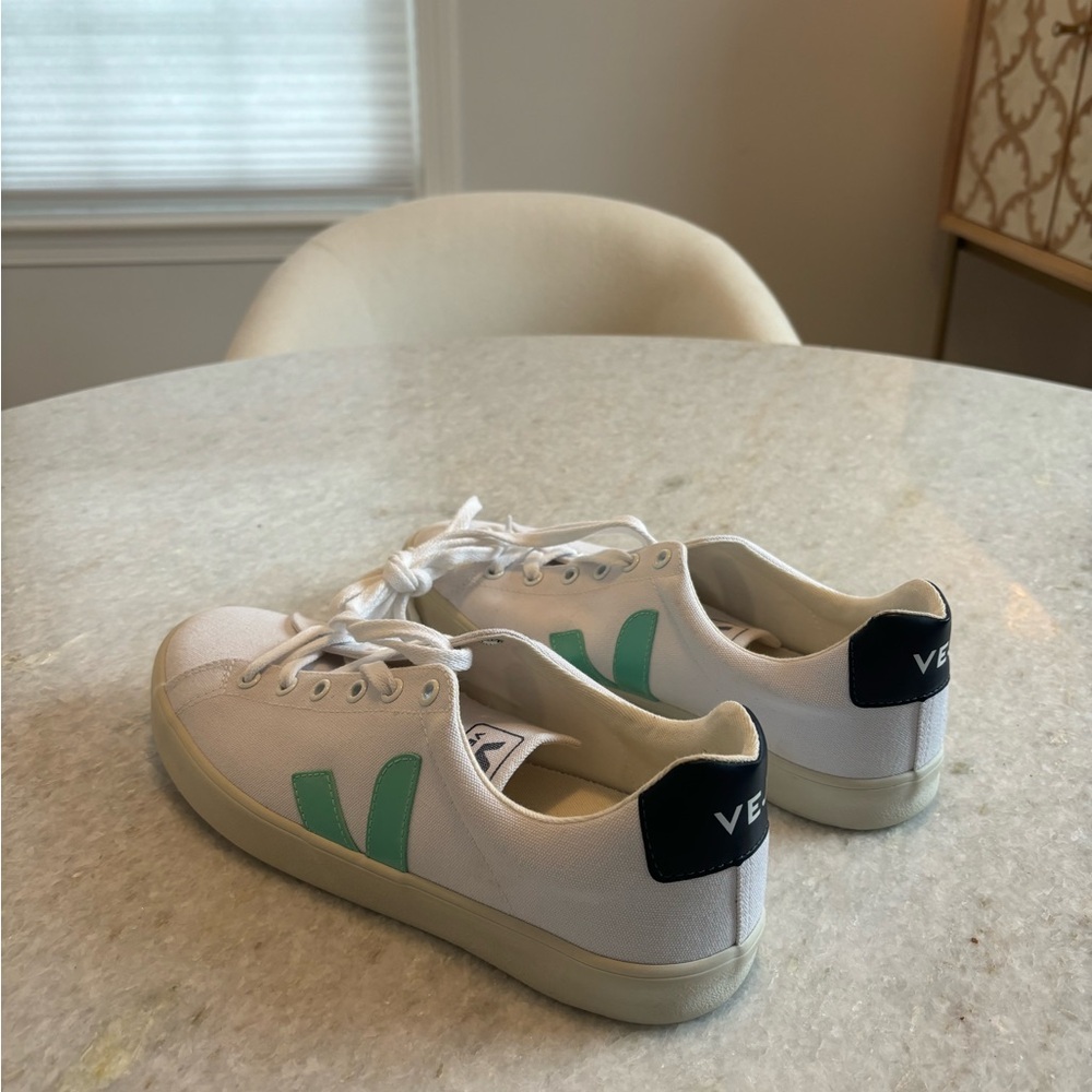 Womens VEJA Esplar SE 'White Turquoise Nautico' New Size 11 - Picture 5 of 10